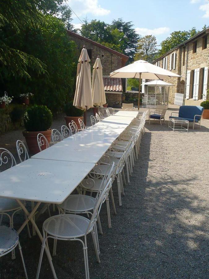 Manoir Majestueux A Satillieu Avec Piscine Privee Exterior photo